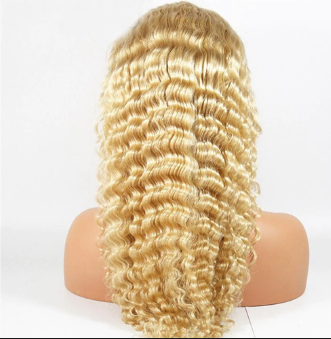 613 5x5 Deep Wave Closure Wig